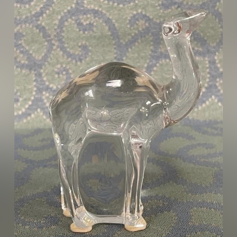 Baccarat Clear Crystal camel Figurine